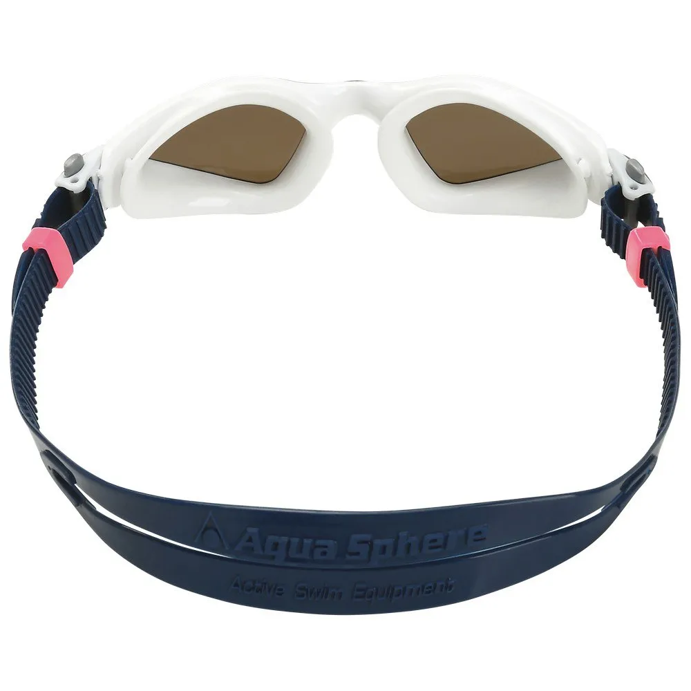 Aqua Sphere Kayenne S Svømmebriller For Barn unisex, White / grey / brown, One Size