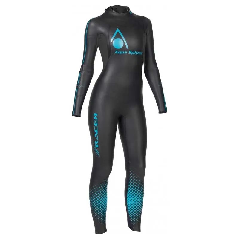 Aqua Sphere Racer Våtdrakt For Kvinner unisex, Black / blue, L Aqua Sphere Racer Våtdrakt For Kvinner unisex, Black / blue, L