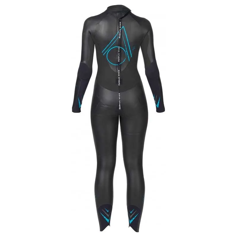 Aqua Sphere Racer Våtdrakt For Kvinner unisex, Black / blue, L Aqua Sphere Racer Våtdrakt For Kvinner unisex, Black / blue, L