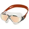 Aqua Sphere Vista Pro Lens Mirror Iridescent Svømmemaske unisex, White / red, One Size