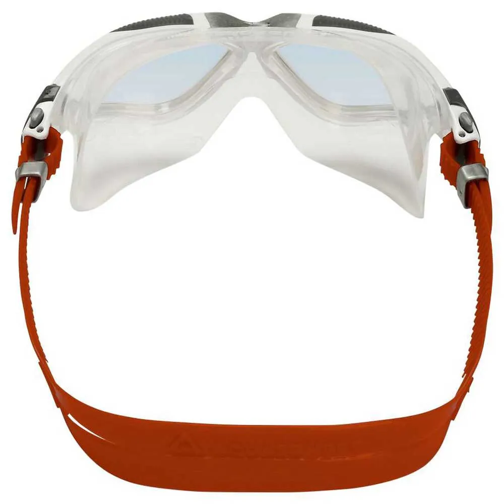 Aqua Sphere Vista Pro Lens Mirror Iridescent Svømmemaske unisex, White / red, One Size Aqua Sphere Vista Pro Lens Mirror Iridescent Svømmemaske unisex, White / red, One Size