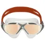 Aqua Sphere Vista Pro Lens Mirror Iridescent Svømmemaske unisex, White / red, One Size