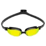 Aqua Sphere Xceed Speil-svømmebriller unisex, Black / black / yellow titanium mirrored, One Size