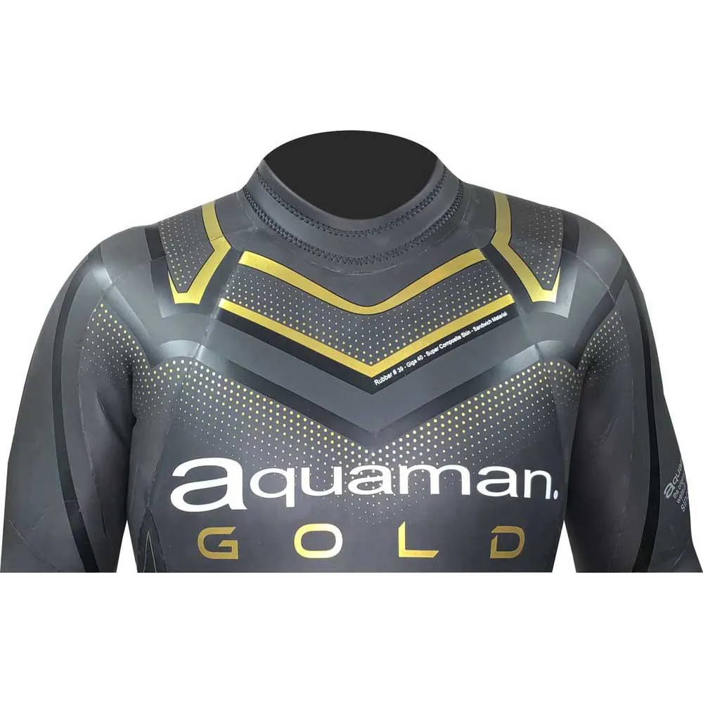 Aquaman Cell Gold Våtdrakt I Neopren unisex Aquaman Cell Gold Våtdrakt I Neopren unisex