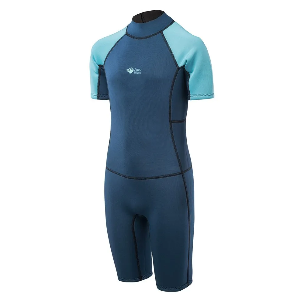 Aquawave Surfo Junior Våtdrakt I Neopren unisex, Gibraltar sea / peacock blue, 14Y