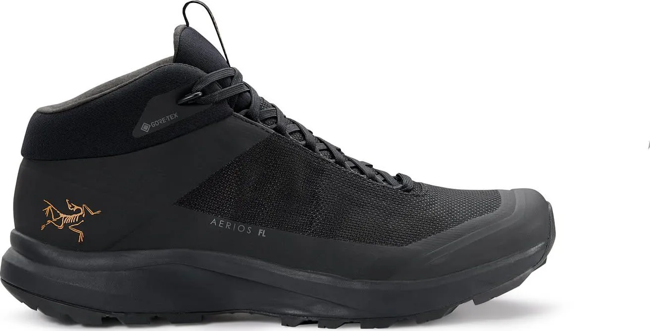 Arc'teryx Men's Aerios Fast and Light 2 Mid Gore-Tex, Black/black