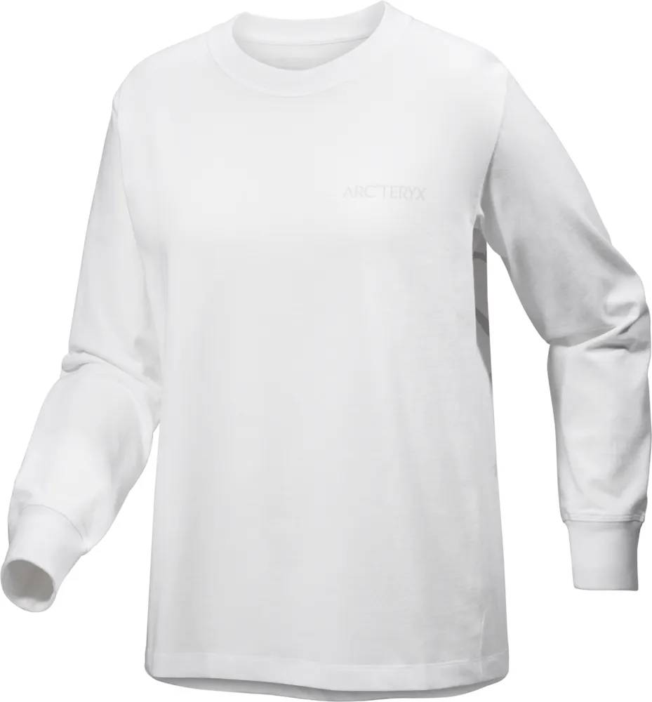 Arc'teryx Women's Kragg Cotton Bird Crew Longsleeve, White light / white