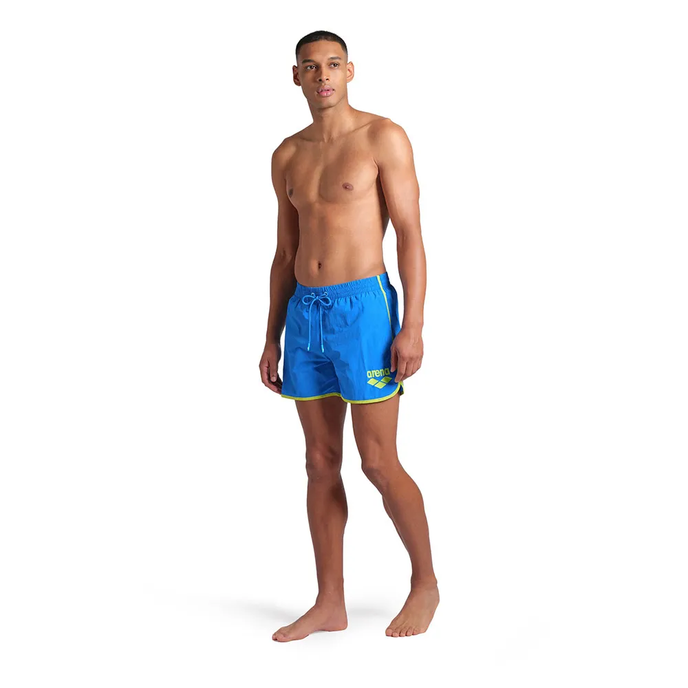 arena Big Logo Borders 36.5cm Badebukse male arena Big Logo Borders 36.5cm Badebukse male