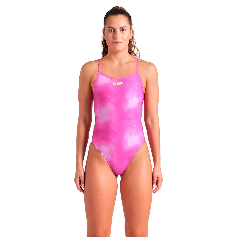 arena Callenge Back Allover Badetøy female, Shocking pink multi / shocking pink arena Callenge Back Allover Badetøy female, Shocking pink multi / shocking pink