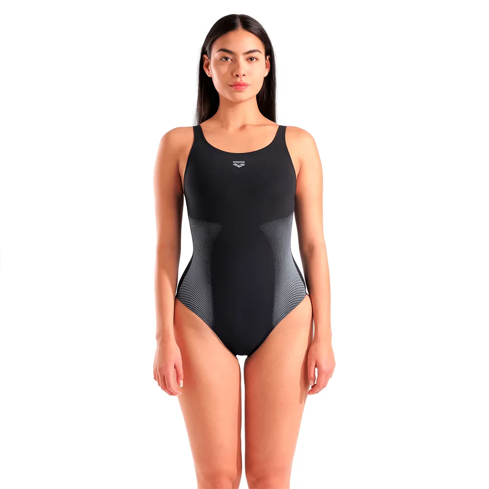 arena Carla U Back Badetøy female, Black / ice multi arena Carla U Back Badetøy female, Black / ice multi