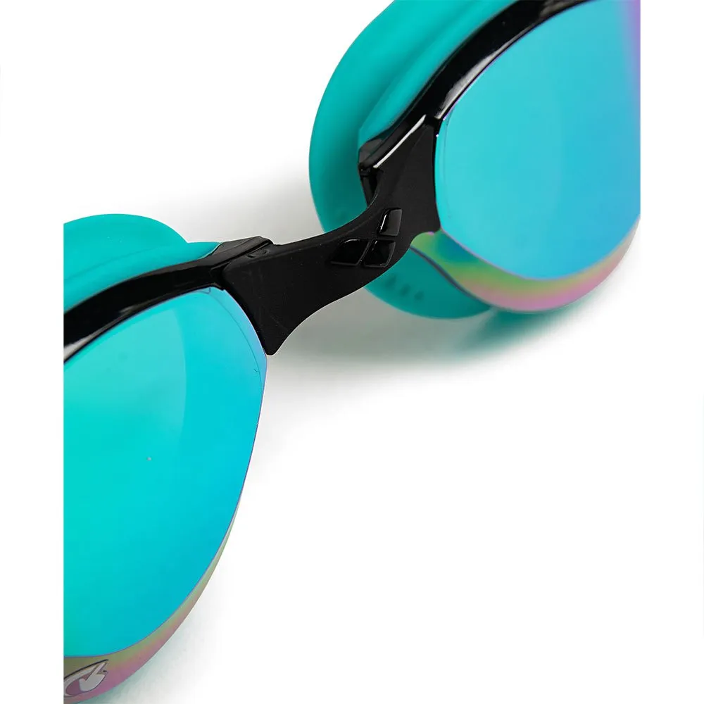 arena Cobra Tri Swipe Speil-svømmebriller unisex, Emerald, One Size