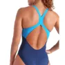 arena Dreamhline V Back Badetøy female, Navy / turquoise