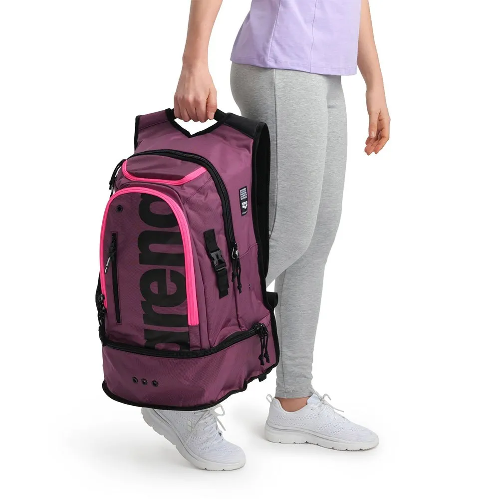 arena Fastpack 3.0 40l Ryggsekk Refurbished unisex, Plum / neon, One Size arena Fastpack 3.0 40l Ryggsekk Refurbished unisex, Plum / neon, One Size