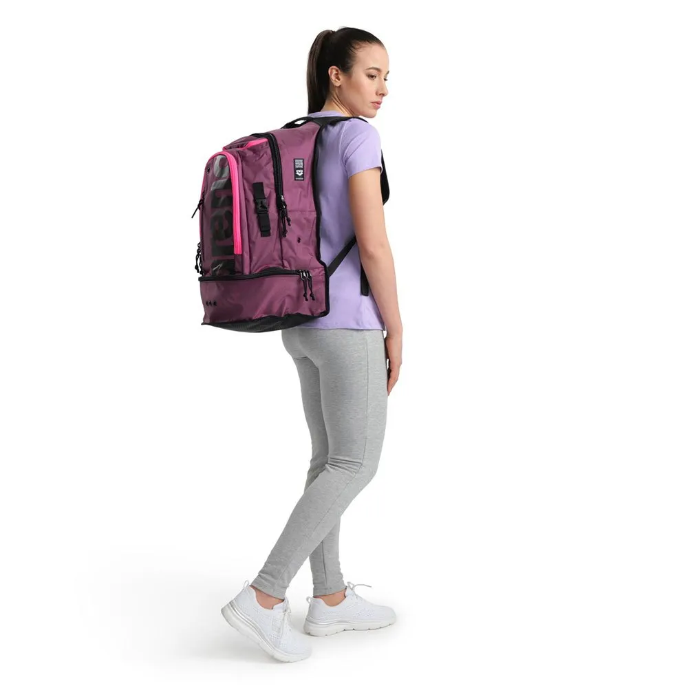 arena Fastpack 3.0 40l Ryggsekk Refurbished unisex, Plum / neon, One Size arena Fastpack 3.0 40l Ryggsekk Refurbished unisex, Plum / neon, One Size