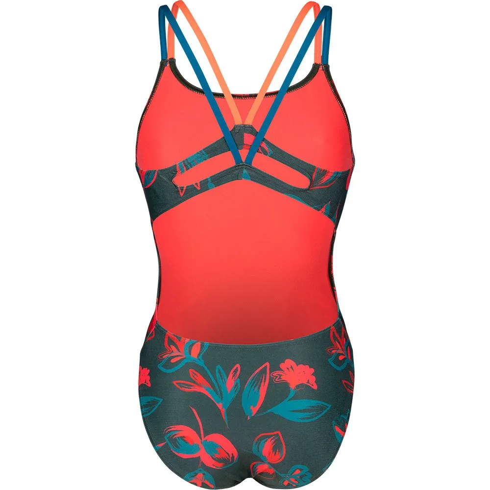 arena Floral Lace Plus Back Badetøy female, 696 arena Floral Lace Plus Back Badetøy female, 696