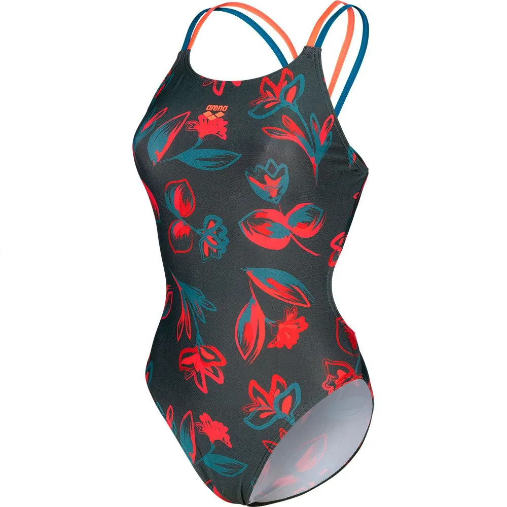 arena Floral Lace Plus Back Badetøy female, 696 arena Floral Lace Plus Back Badetøy female, 696