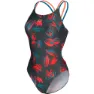 arena Floral Lace Plus Back Badetøy female, 696