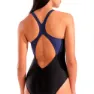 arena Graphic V Back L Badetøy female, Black / navy