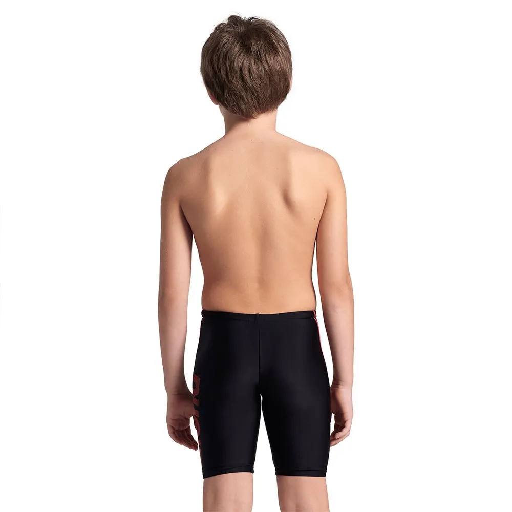 arena Logo R Jammer, Black / fluo red, 8-9Y