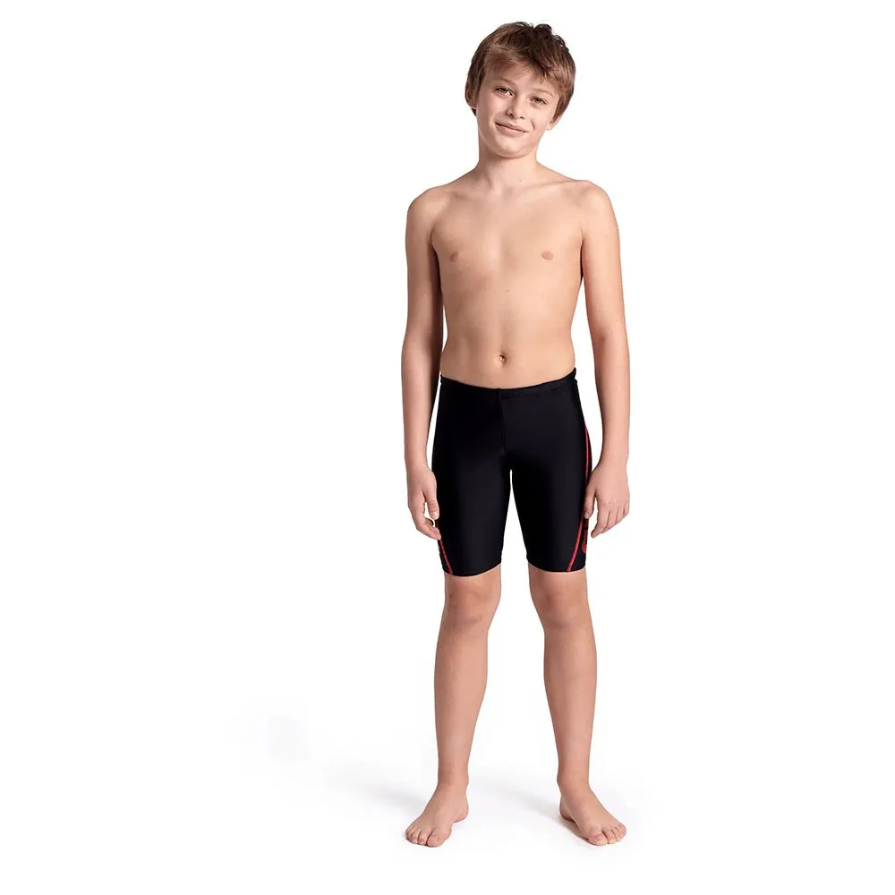 arena Logo R Jammer, Black / fluo red, 8-9Y