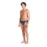 arena Monogram Badetrusser male, Dark sage multi