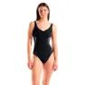 arena Niceseness U Back Badetøy female, Black / sea foam
