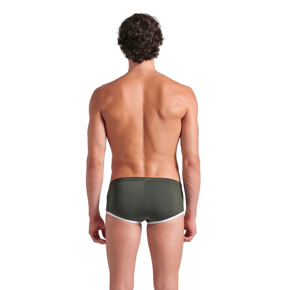 arena One Low Waist Big Logo 14cm Badetrusser male, Dark sage arena One Low Waist Big Logo 14cm Badetrusser male, Dark sage