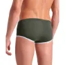 arena One Low Waist Big Logo 14cm Badetrusser male, Dark sage