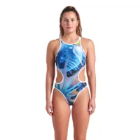 arena One Print Tech Back Badetøy female arena One Print Tech Back Badetøy female