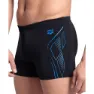 arena Reflecting Badeshorts Boxer male, Black