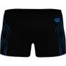 arena Reflecting Badeshorts Boxer male, Black