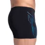 arena Reflecting Badeshorts Boxer male, Black