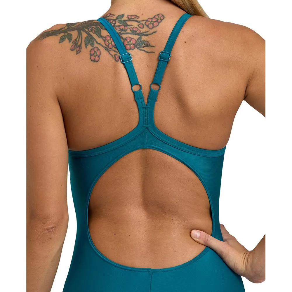 arena Solid Lightdrop Back B Badetøy female, Deep teal arena Solid Lightdrop Back B Badetøy female, Deep teal