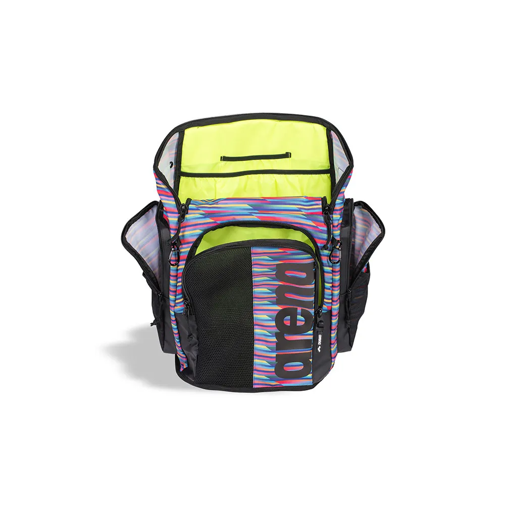 arena Spiky Iii Allover 45l Ryggsekk unisex, Racing stripes, One Size