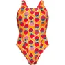 arena Strawberry Swim Tech Back Badetøy female, Fluo red / orange