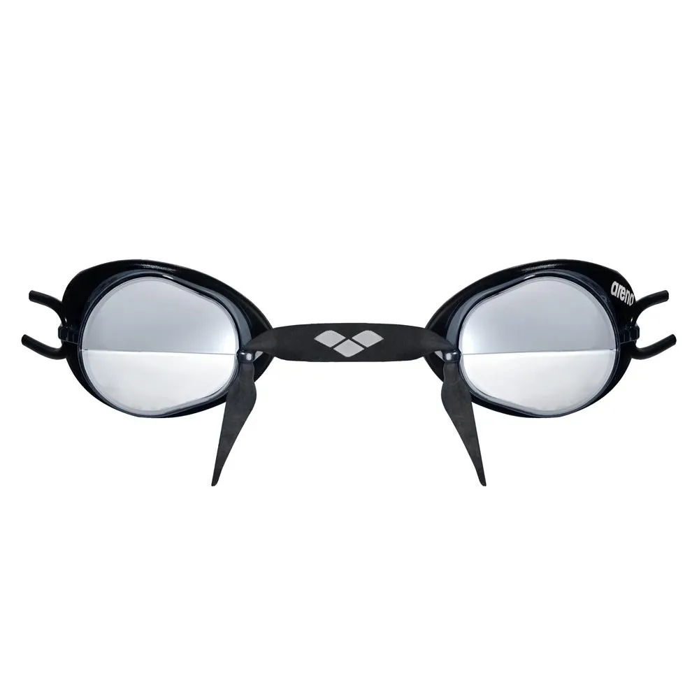 arena Swedix Speil-svømmebriller unisex, Smoke / silver / black, One Size arena Swedix Speil-svømmebriller unisex, Smoke / silver / black, One Size