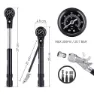 Aria Duo Mini Pumpe, Black, 300psi