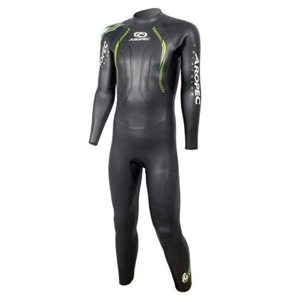 Aropec Flying Fish Ii Våtdrakt I Neopren 3/2 Mm unisex, Black / green, M