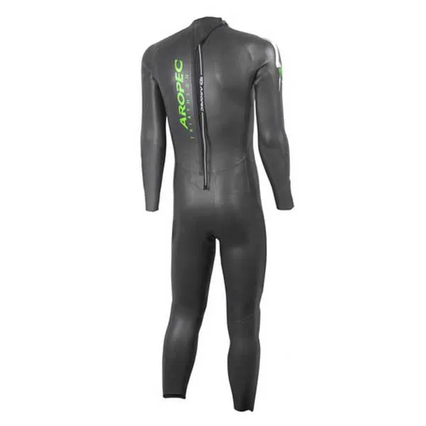 Aropec Flying Fish Ii Våtdrakt I Neopren 3/2 Mm unisex, Black / green, M