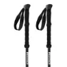 Arva Fuji Carbon 3 Parts Powerlock + Long Grip Spaserstokker, Black, 105-135cm