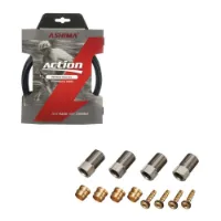ASHIMA Tektro 5.4x2.5 Mm Bremsekabelsett 3 M ASHIMA Tektro 5.4x2.5 Mm Bremsekabelsett 3 M