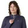 Asics Core Ls Halv Glidelås Langarmet T-skjorte female