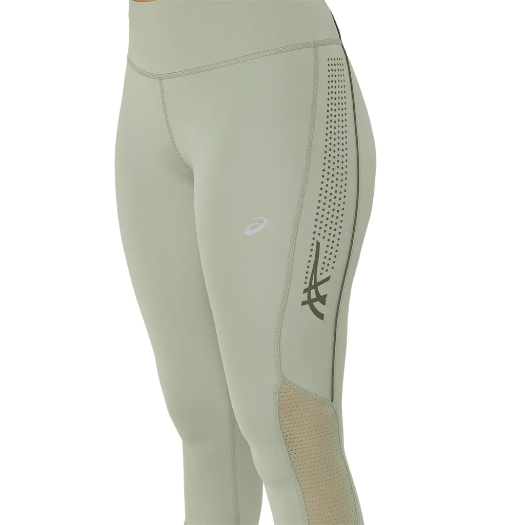 Asics Dame Tights Icon, Olgr/magr