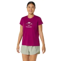 Asics Dame Top Fujitrail Logo SS