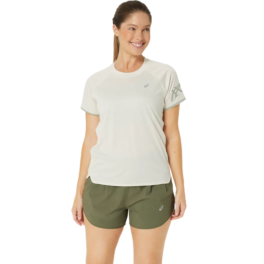 Asics Dame Top Icon SS, Olive