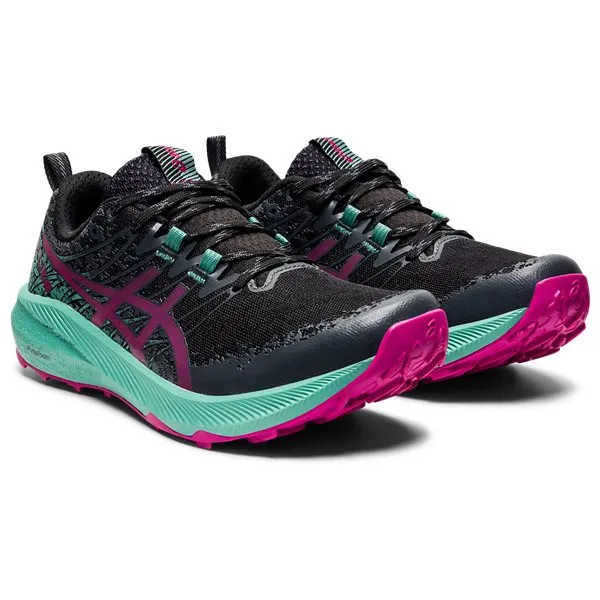 Asics Fuji Lite 2 Women, Black/fuchsia red