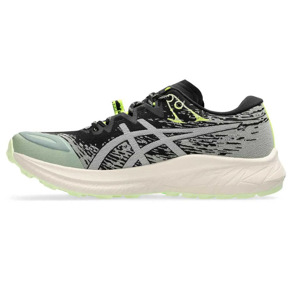 Asics Fuji Lite 5 Trailsko Refurbished, Black / oatmeal
