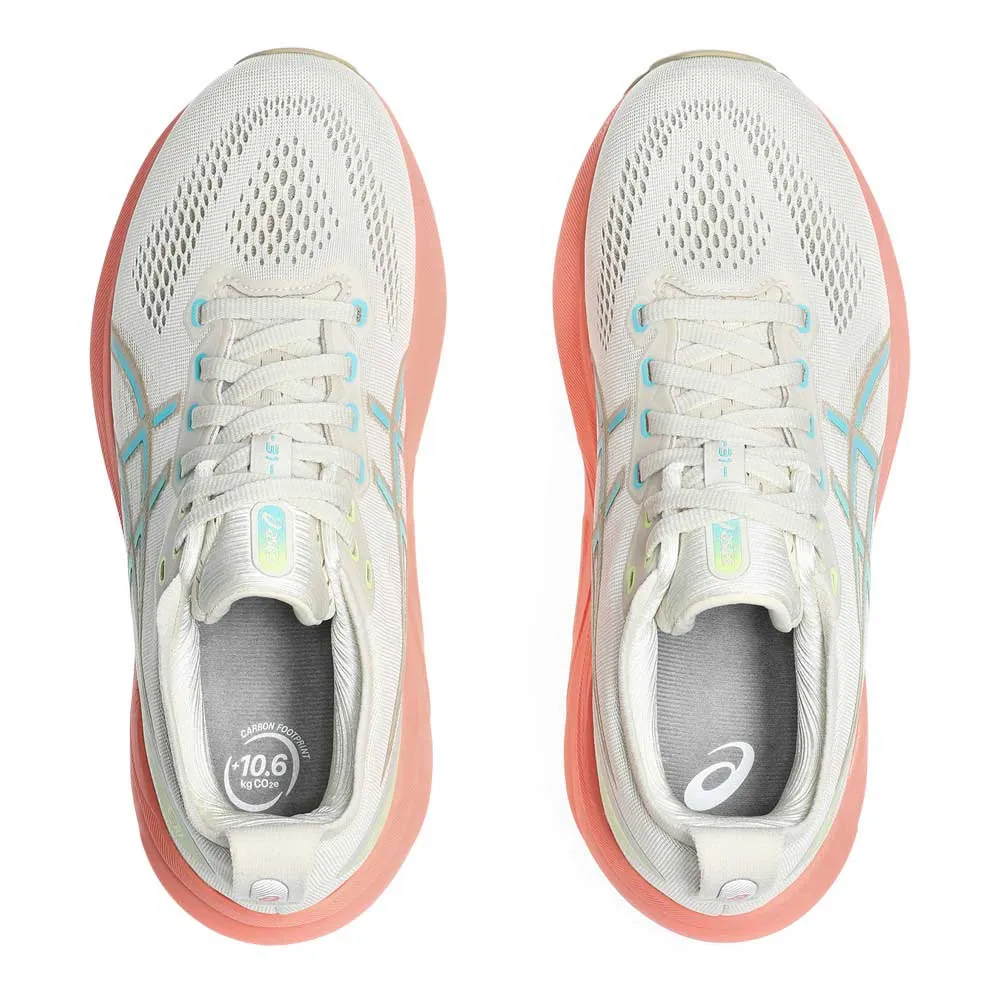 Asics Gel Kayano 31 Løpesko Refurbished female, Birch / energy aqua