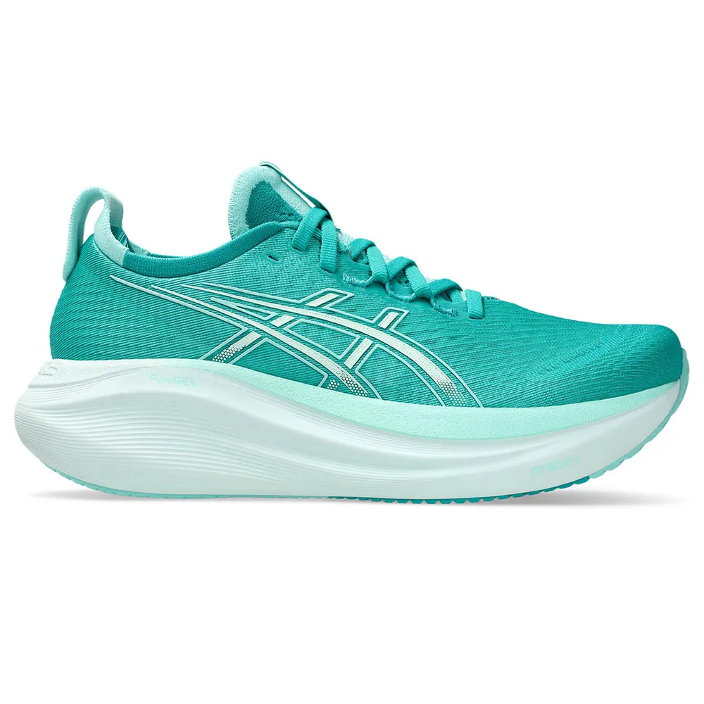 Asics Gel Nimbus 27 Løpesko Refurbished female, Wave teal / illuminate mint Asics Gel Nimbus 27 Løpesko Refurbished female, Wave teal / illuminate mint