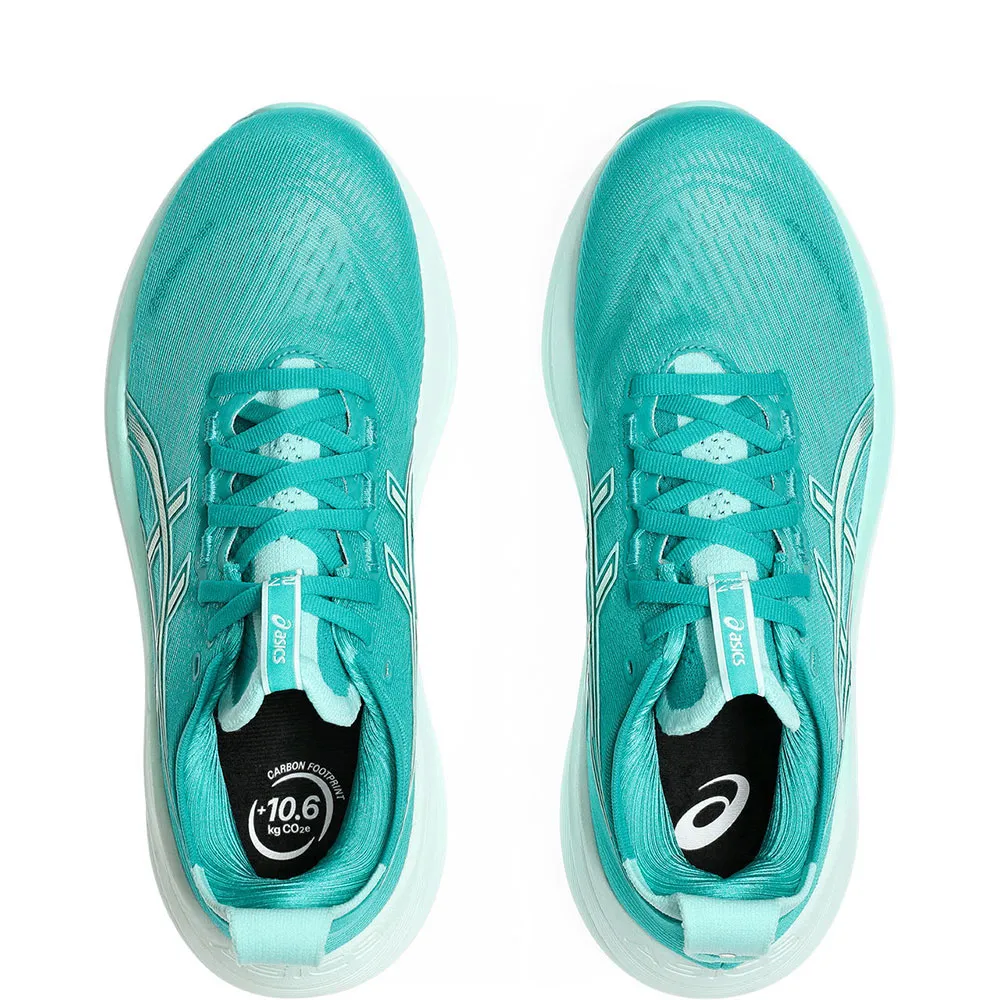 Asics Gel Nimbus 27 Løpesko Refurbished female, Wave teal / illuminate mint Asics Gel Nimbus 27 Løpesko Refurbished female, Wave teal / illuminate mint